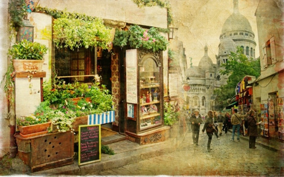 Tranh Sơn Dầu Phố Hiện Đại 411